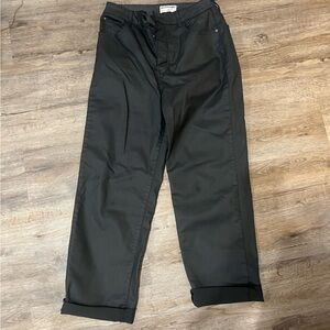 We the free black pleather pant